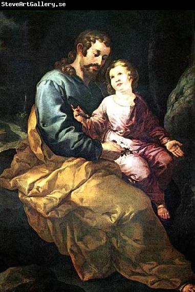 HERRERA, Francisco de, the Elder St Joseph and the Christ Child